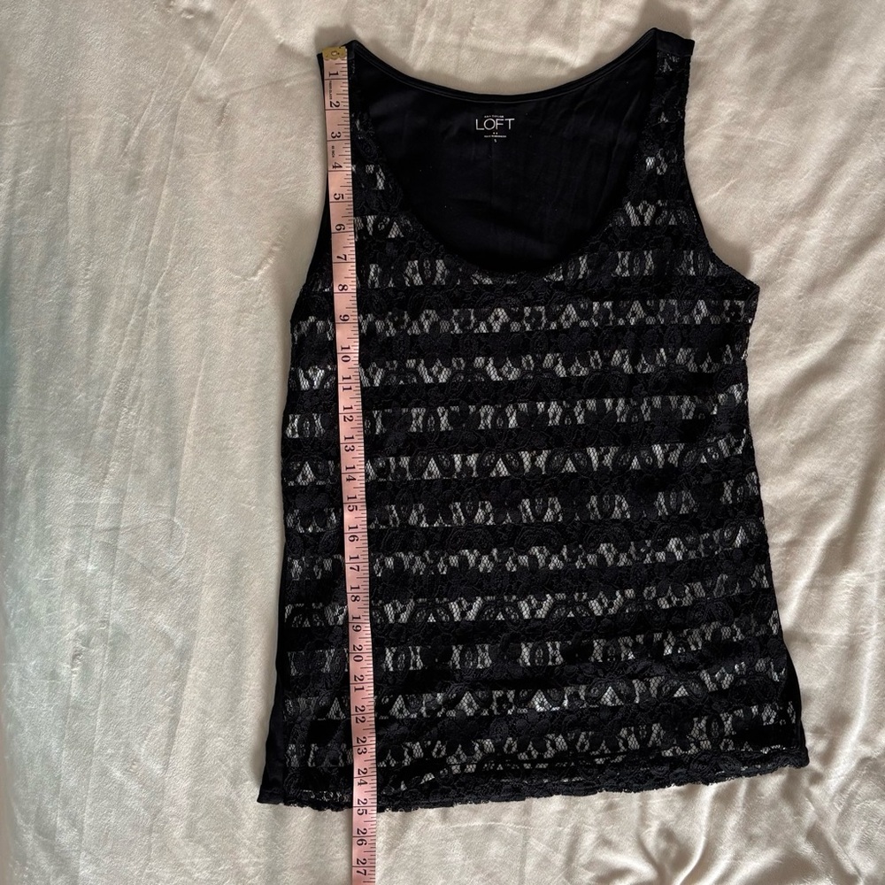 Ann Taylor LOFT Lace Tank Top Size S - Picture 5 of 8